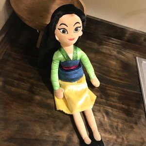 Disney Ty Sparkle 16" Mulan Soft Plush Stuffed Doll
